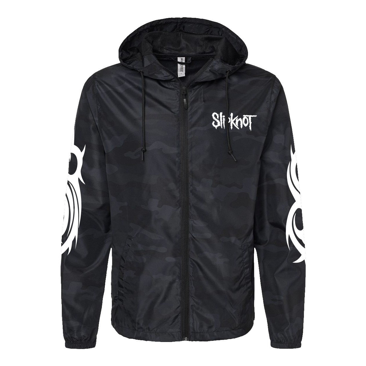 White S Camo Windbreaker