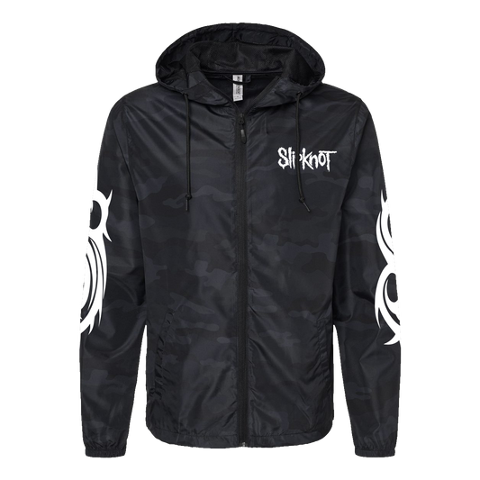 White S Camo Windbreaker