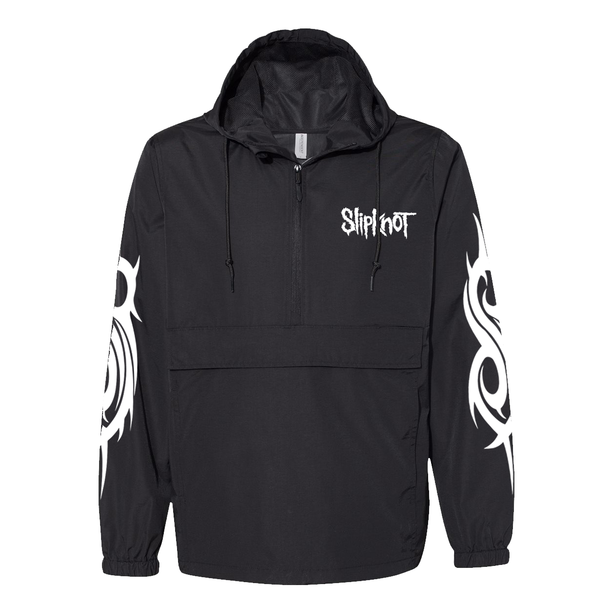 White S Anorak Windbreaker